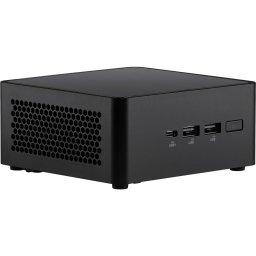 Barebone ASUS NUC 14 Pro NUC14RVHV5 Core Ultra 5 135H 4.6GHz Meteor Lake no RAM no Storage Arc Graphics Wi-Fi Bluetooth HDMI no OS Negru