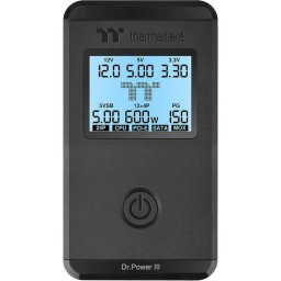 Thermaltake Dr. Power III Power Supply Tester, Measuring Device (Black)