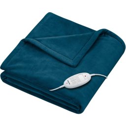 Incalzitor corporal Beurer heated blanket HD75 Cosy Ocean, electric blanket (dark blue, 130 x 180 cm)