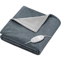 Incalzitor corporal Beurer Heated Blanket HD 75 Cosy Dark Grey, Electric Blanket (Dark Grey, 130 x 180 cm)