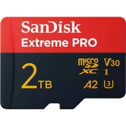 Card de Memorie Sandisk Extreme PRO microSDXC 2TB (UHS-I U3 Clasa 10 V30 A2)