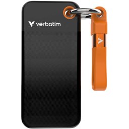 SSD Extern Verbatim Pocket 1TB USB-C Black Orange
