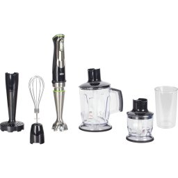 Braun Braun Houshold MultiQuick 9 hand blender MQ 9147X (stainless steel/black, 1,200 watts, with 2 choppers, potato masher, whisk)