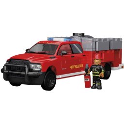 Set de Constructie Cobi RAM 3500 Autospeciala de Pompieri 358 Piese Varsta 6 Ani+ Rosu