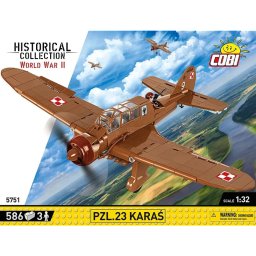 Set de Constructie Cobi PZL.23 Karas 586 Piese Varsta 8 Ani+ Maro