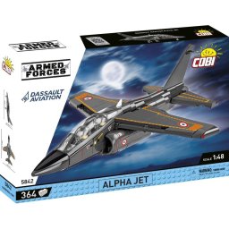 Set de Constructie Cobi Alpha Jet 364 Piese Varsta 8 Ani+ Gri Inchis