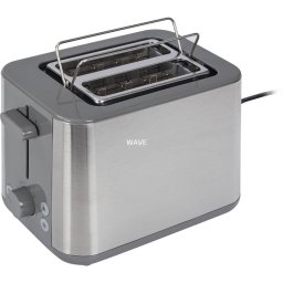 Prajitor de Paine Braun Houshold PurShine HT 1510 GY 900W 8 Setari de Rumenire 2 Felii Grilaj Incalzire Integrat Functie Dezghetare si Incalzire Argintiu/Gri
