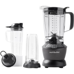 Blender nutribullet Combo Blender NBF500DG (black, 1,200 watts, 1.8 liters & 0.925 liters & 0.7 liters)
