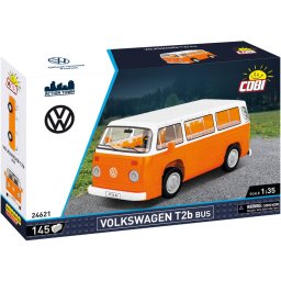 Cobi Volkswagen T2b Bus 145 Piese Varsta 7 Ani+ Portocaliu