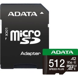 Card de Memorie ADATA 512GB microSDXC Clasa 10 + Adaptor SD
