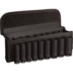 Bosch Bosch Powertools Professional PRO Impact socket set 3/8", 9-piece black, deep