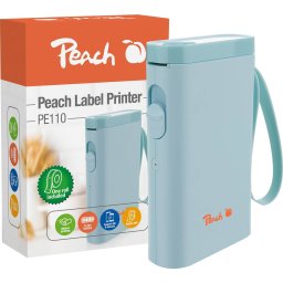 Consumabil Peach PE110, label printer blue, direct thermal printing