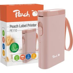 Consumabil Peach PE110, label printer pink, direct thermal printing