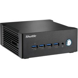Barebone Shuttle XPC Nano NT10H5 Fara RAM Fara Stocare Negru