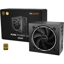 Sursa Be quiet! Pure Power 13 M 550W, PC power supply black, 1x 12-pin high power GPU, 2x PCIe, cable management, 650 watts
