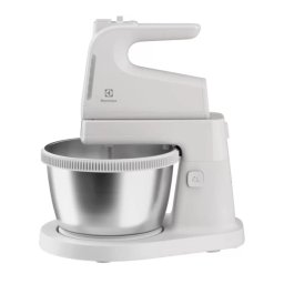 Mixer cu Bol Electrolux ESM4W 5 Viteze + Turbo Bol Rotativ din Inox 3.6L Putere 500W Alb