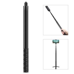 Suport pentru Selfie PULUZ PU816 pentru Camera Video de Actiune Insta360 One RS / X2 / X3 / X4 Lungime Reglabila Negru