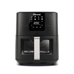 Friteuza cu Aer Cald Girmi Ecofrit FG79 Capacitate 9L 8 Programe Automate 1700W Negru