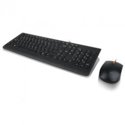 Kit Tastatura + Mouse Lenovo 300 USB Combo Negru