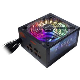 Sursa Inter-Tech Argus RGB-650W CM II, PC power supply (black, 2x PCIe, cable management, 650 watts)