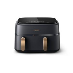 Friteuza Philips NA352 00 Dual Basket 9L 2750W Negru-Cupru