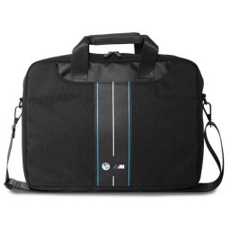 Bmw Nylon Blue Stripe compatibila cu laptop 16 inch, Black