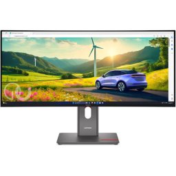 Monitor LED Gaming Curbat Lenovo ThinkVision P34WD-40 34 inch UWQHD IPS 4ms 120Hz Black