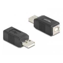 Adaptor Delock USB-B 2.0 la USB-A M-T Negru