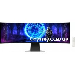 Monitor Samsung Odyssey G9 LS49DG950SUXEN 49inch Curbat OLED DQHD 240 Hz 1800R DisplayHDR True Black 400 HDR10+ Argintiu