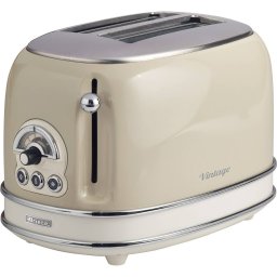 Prajitor de paine Ariete Vintage Toaster 155 (beige, 810 watts, for 2 slices of toast)