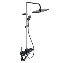 Set de Dus iHunt MZ140BL Smart Display LED 4 Moduri Gri