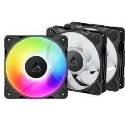 Ventilator ARCTIC P12 Pro A-RGB Kit 3 120mm PWM 600 - 3000rpm Negru