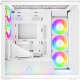 Carcasa ARCTIC Xtender VG MiddleTower E-ATX Riser PCIe Inclus Alb