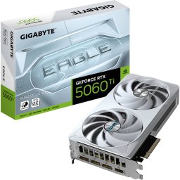 Placa video Gigabyte GeForce RTX 5060 Ti EAGLE OC ICE 16G (DLSS 4, 3x DisplayPort, 1x HDMI 2.1)