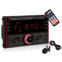 Radio Auto BLOW AVH-9620 2DIN A.M FM Touch Screen MP3 Bluetooth Negru