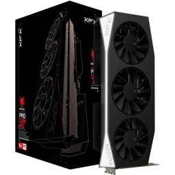 Placa video XFX Radeon RX 9060 XT Mercury OC, graphics card black, RDNA4, GDDR6, 2x DisplayPort, 1x HDMI 2.1