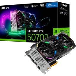 Placa Video PNY GeForce RTX 5070 Ti ARGB OC DLSS 4