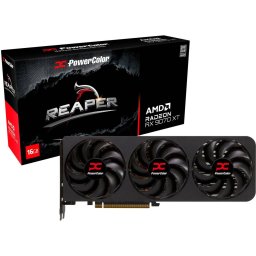 Placa Video PowerColor Radeon RX 9070 XT Reaper 16GB GDDR6 256-bit