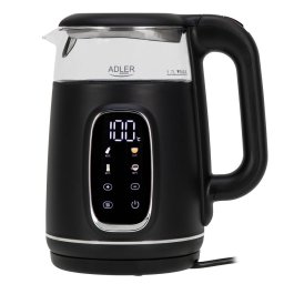 Fierbator Electric Adler AD 1305 Afisaj LED Capacitate 1.7L 2200W Negru/Argintiu