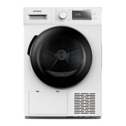 Uscator de Rufe Heinner HHPD-M9G5PBKD++ cu Pompa de Caldura 9Kg Clasa D 16 Programe Alb