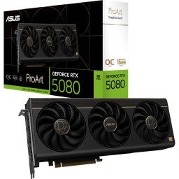 Placa Video ASUS GeForce RTX 5080 PROART OC DLSS 4