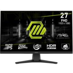 Monitor LED MSI MAG 272F IPS 27inch Full HD 1920 x 1080 HDMI Display Port 200Hz 0.5ms Negru