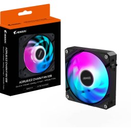 Ventilator Gigabyte AORUS EZ CHAIN FAN 120, case fan black, 120 mm