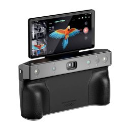 Scanner 3D Revopoint Miraco Pro Ecran AMOLED 6Inch 2K Camera RGB 48MP RAM 32GB eMMC 256GB Wi-Fi 6 IP45 Negru