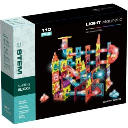 Joc Educativ Bufnitel Labirintul meu magnetic cu lumini 110 piese