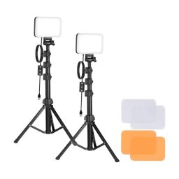 Kit Iluminare Studio Neewer BP66 2 Lampi LED + Set Filtre + 2 Trepiede