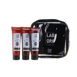 Set pentru Calatorie LABOR8 Gel de Dus 75ML + Balsam pentru Corp 75ML + Crema de Maini 75ML