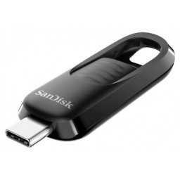 Memorie USB Sandisk Ultra Slider 128GB USB Type-C 400 MB/s Negru