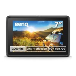 Monitor pentru Camera Video BenQ PVS7 IPS 7Inch 2000Nit Ecran Tactil Antireflex HDMI microSD Negru