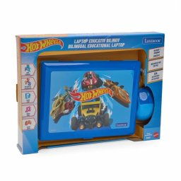 Laptop Copii Lexibook Educational Bilingv EN/RO 124 Activitati +4ani Hot Wheels Albastru